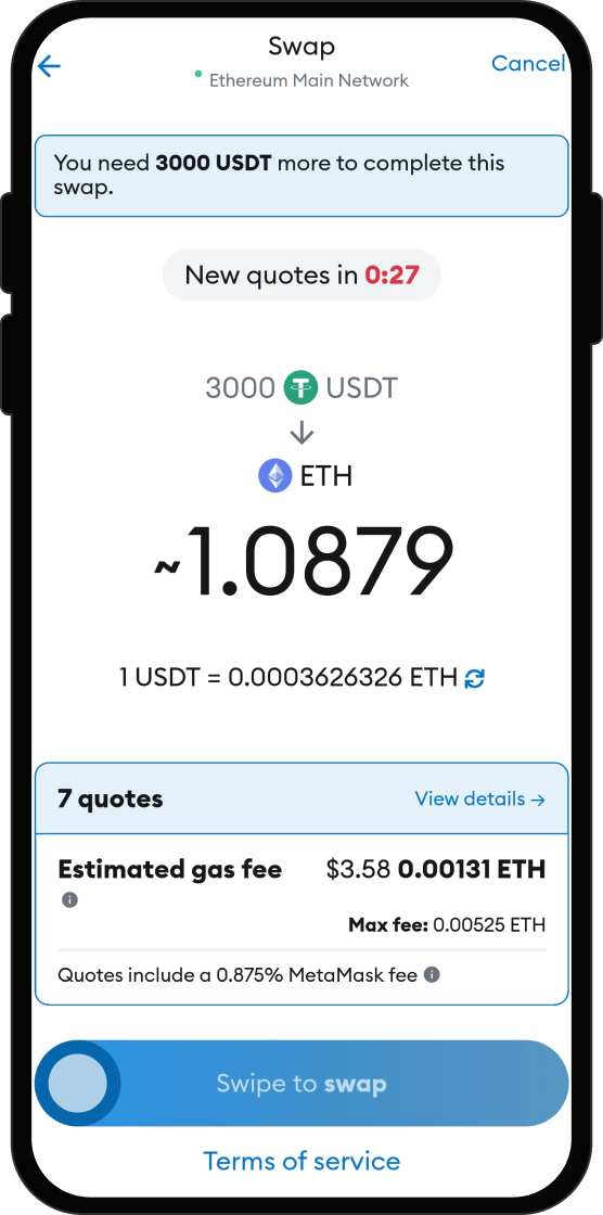 Swap Your USDT for SafeplusV2